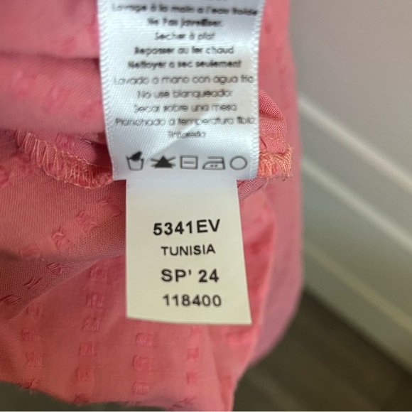 Nation Peppa Ruched Linen-Blend Sundress in Pink Size Small - Picture 10 of 10